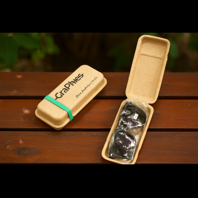 Dry press custom environmental degradable swimming goggles box
