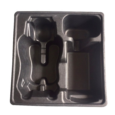 Wet press black paper pulp inner tray for UAV 