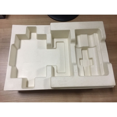 Wet press bamboo customized paper pulp tray