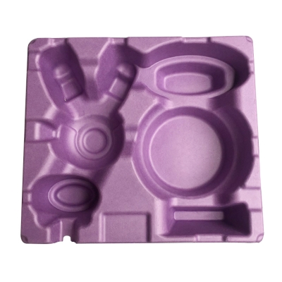 Wet press purple game machine paper pulp tray