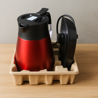 Dry press yellow paste HALS red hot water kettle upper and lower pulp tray