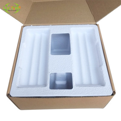 Dry press white degradable paper pulp inner tray