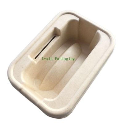 Wet press bamboo custom pupl tray