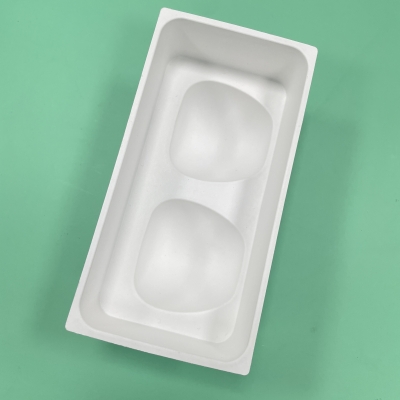 Sugarcane molded pulp tray Moulded pulp products Wet press pulp packaging