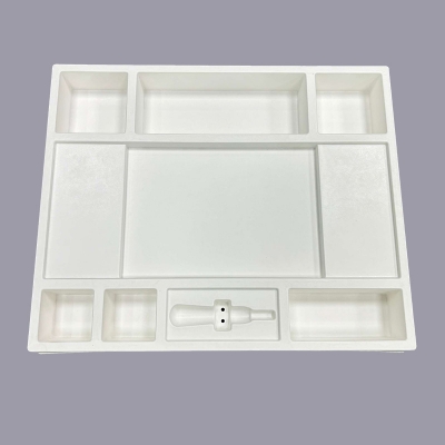 High-end Electronic Product Inner Packaging Molded Pulp Large Wet Press Tray For Accessory Protective Transportation