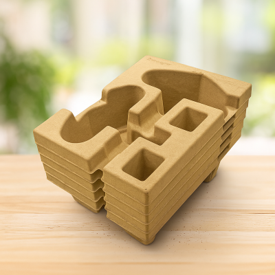 Environmentally customized Friendly Transportation Packaging Molded Fiber Recycled Paper Pulp Mold Tray