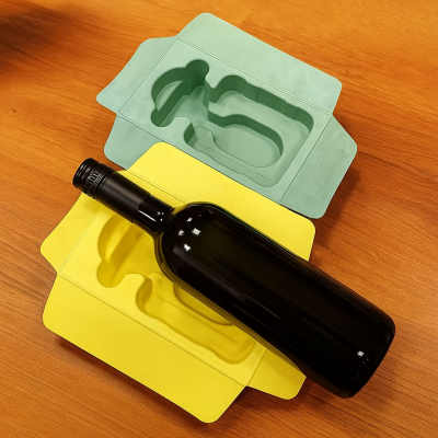Color Molded pulp packaging customized molded pulp trays