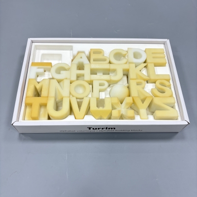 Manufacturer Biodegradable Toy Paper Pulp Packaging Box Inner Tray OEM Eco Friendly Wet Pressed Building Block Toy Inner Tray