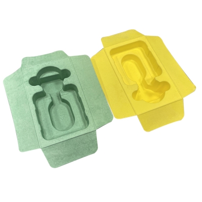 Color Molded pulp packaging customized molded pulp trays