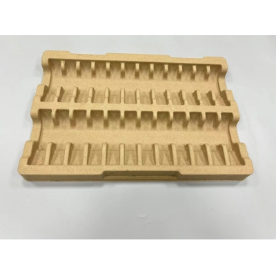 OEM Recycled Compostable Eco-Friendly Packaging Insert Dry Press Molded Pulp Inner Tray