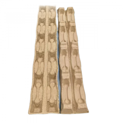 High Quality Biodegradable and Corrugated Material Pulp Mold Product 100% Recycled fiber molded pulp Roll Cradles